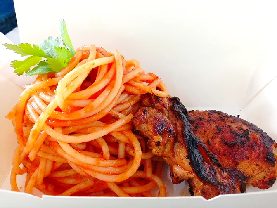 Chicken Grill Pasta|Just Teddyさん