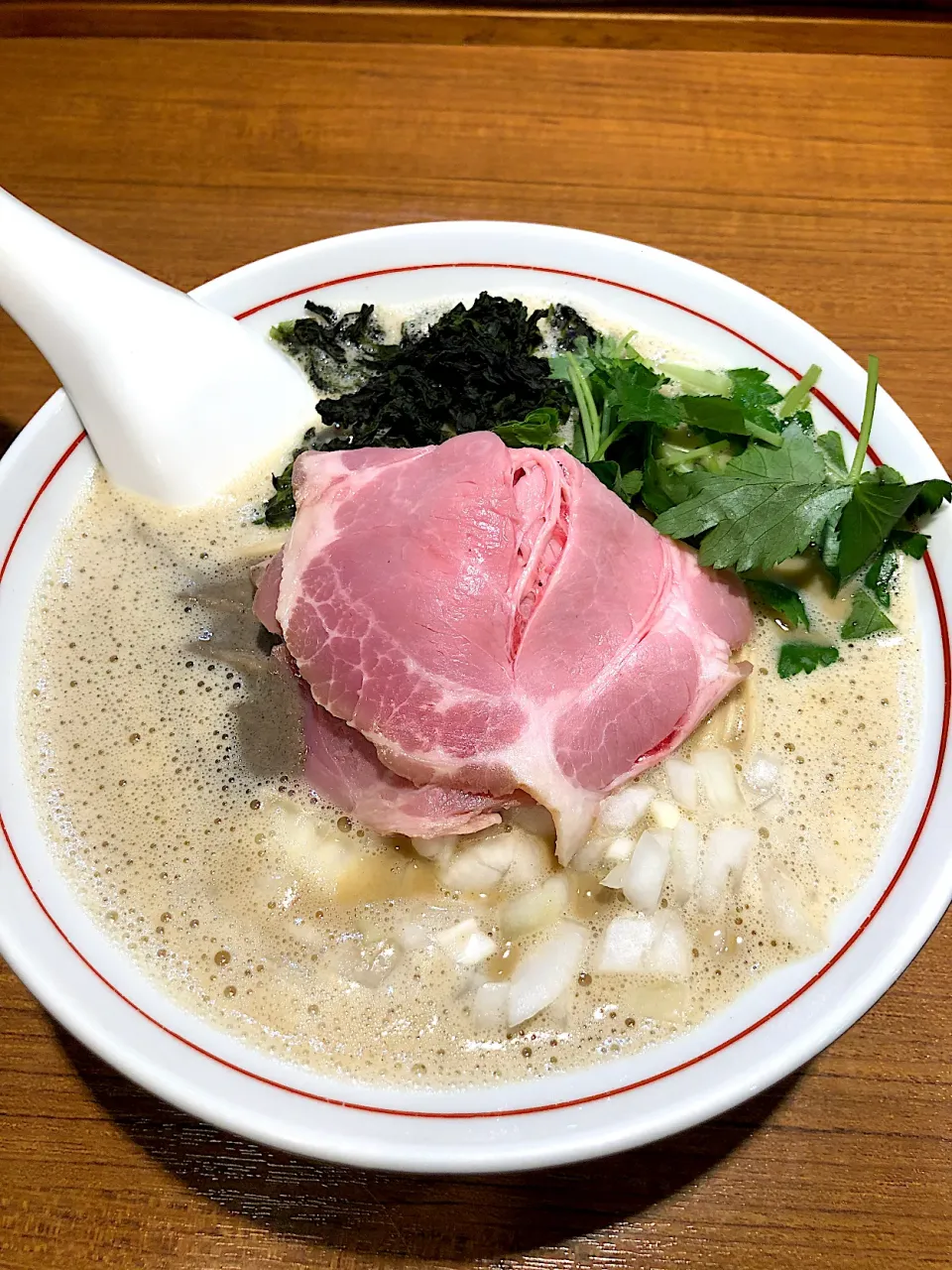 限定・泡立つあん肝と煮干の濃厚中華そば@寿製麺 中華そば よしかわ（川越）|Kazuya Miyukiさん