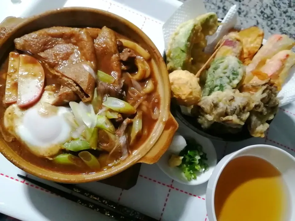 Snapdishの料理写真:味噌煮込みうどん
天ぷら|あぁちゃんさん