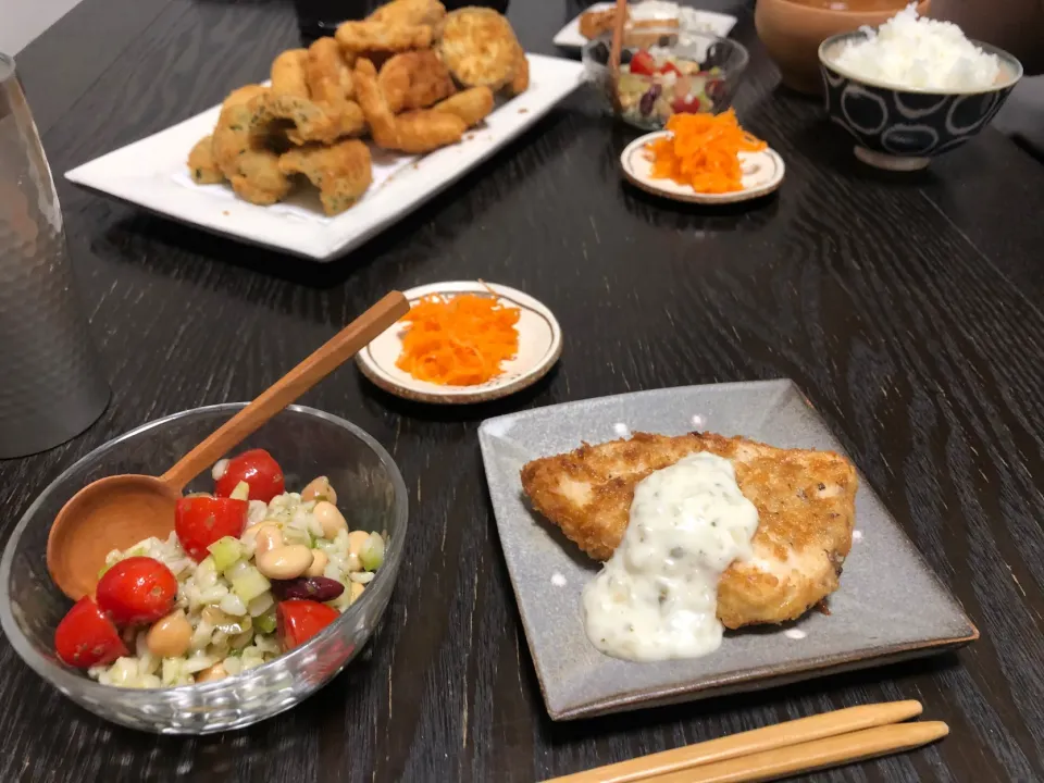 Snapdishの料理写真:日本水産様めかじき作ってみた♡|かなさん