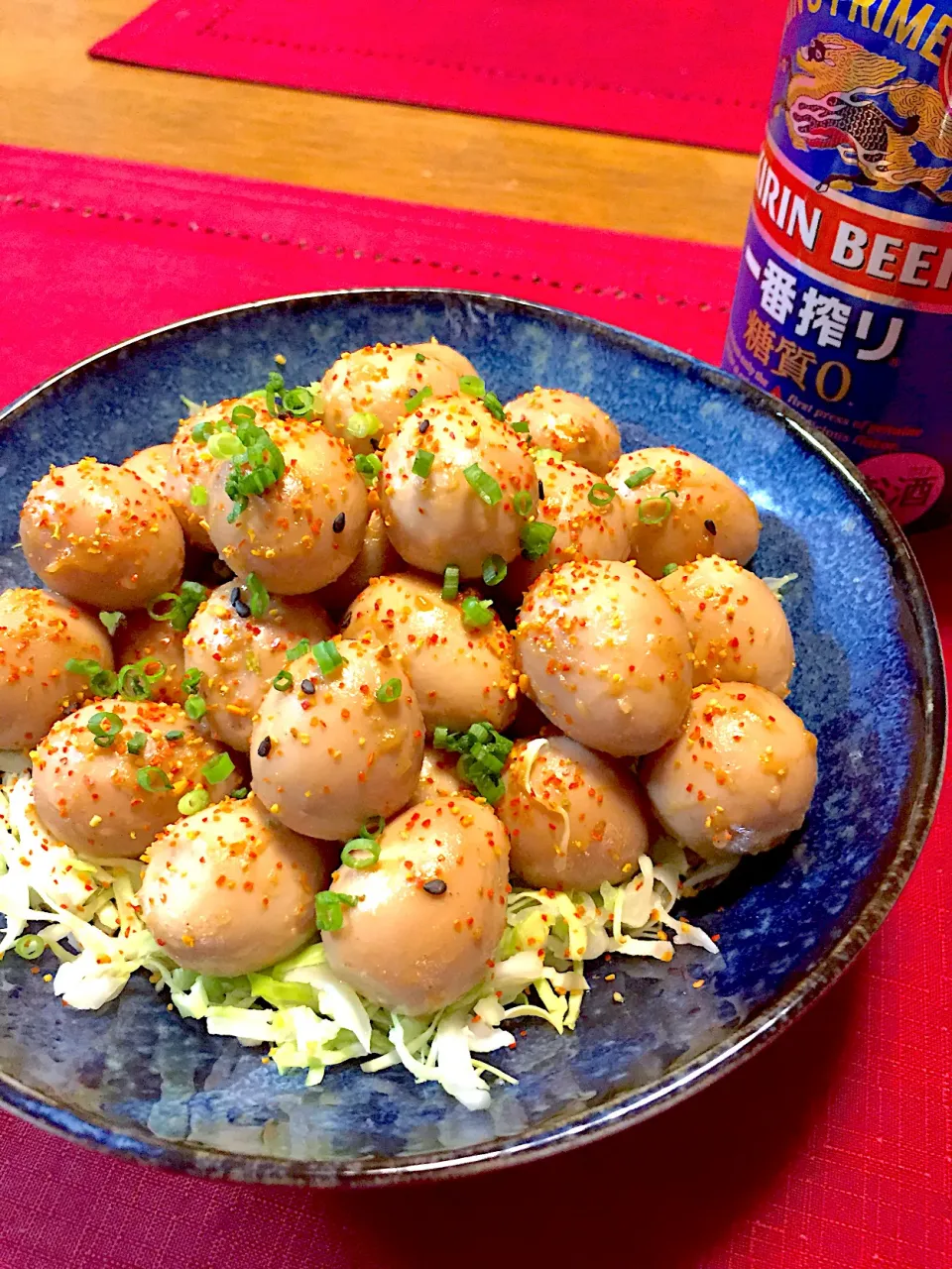 からあげビールさんの料理 お弁当やおつまみに♪うずらの卵のピリ辛焼肉のたれ炒め|おかちさん