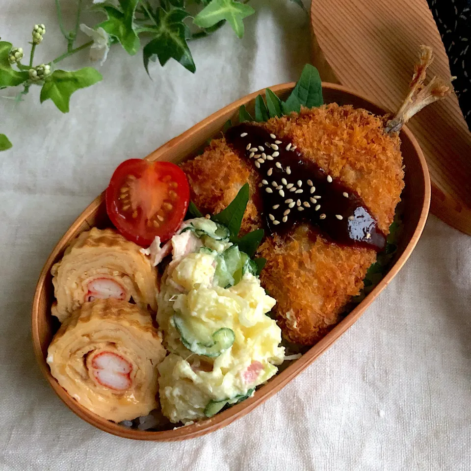 アジフライ弁当|あここさん