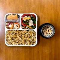 Snapdishの料理写真:中華弁当。|むろこ。さん