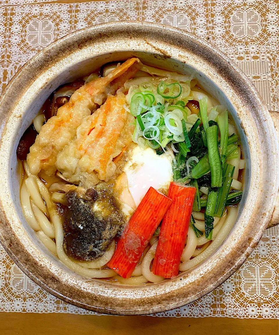 Snapdishの料理写真:鍋焼きうどん|のむのむさん