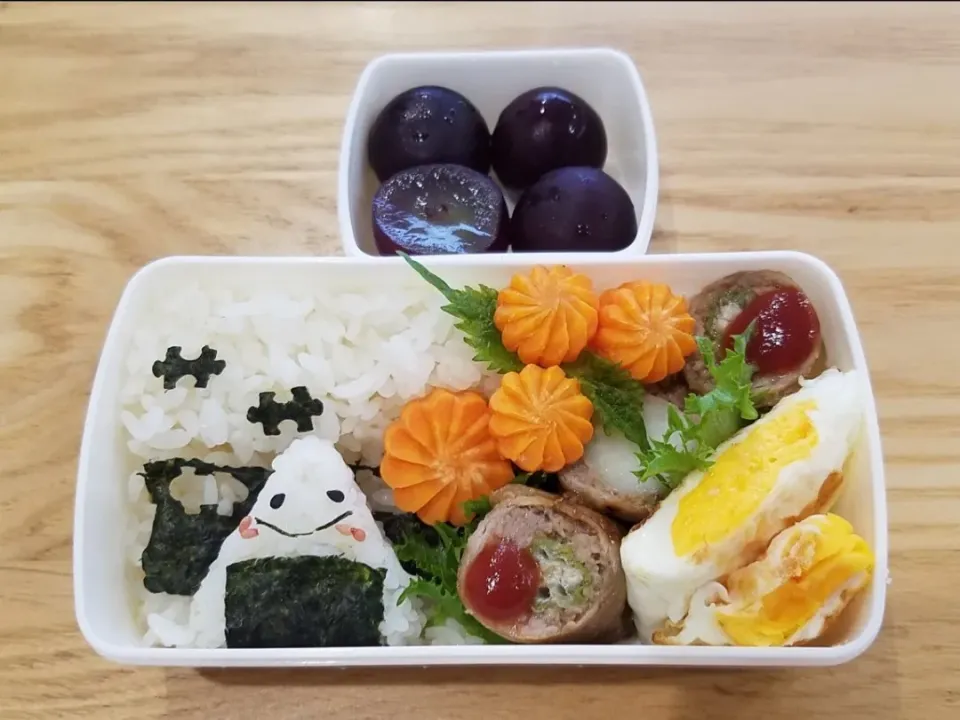 息子のお弁当|ひんひさん