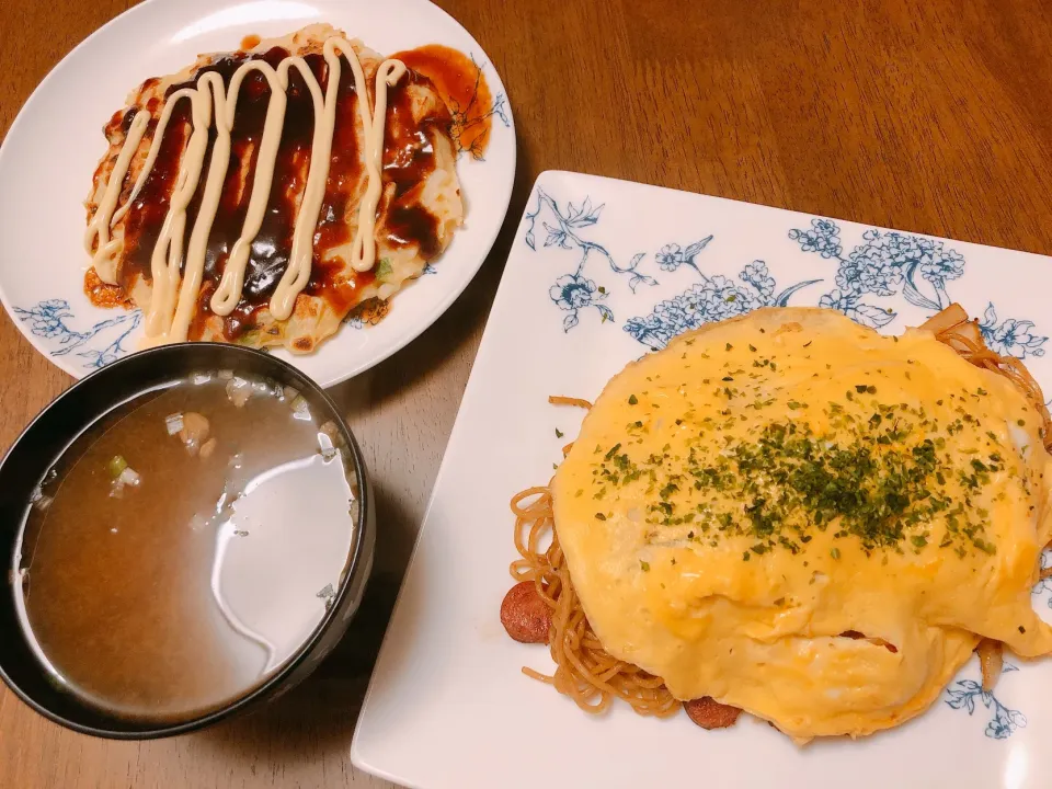 オムそば定食|薫子さん