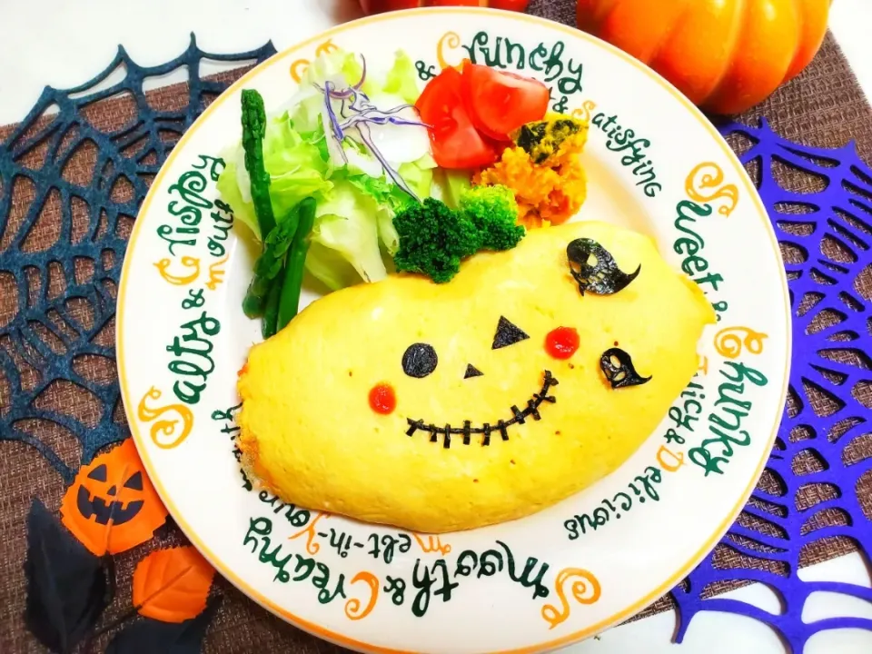 Halloween オムライス🎃💕🍴|taruto⭐️さん