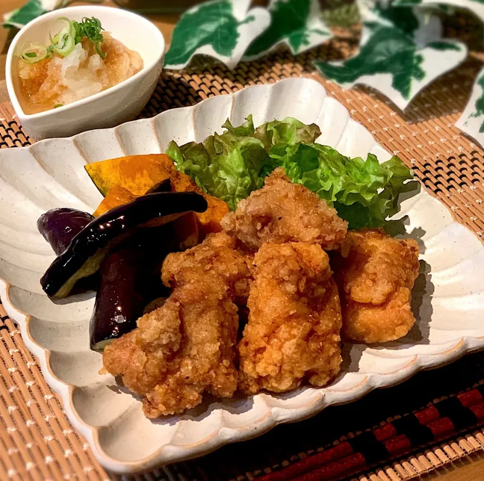 鳥の唐揚げ♪おろしポン酢添え|あゆさん