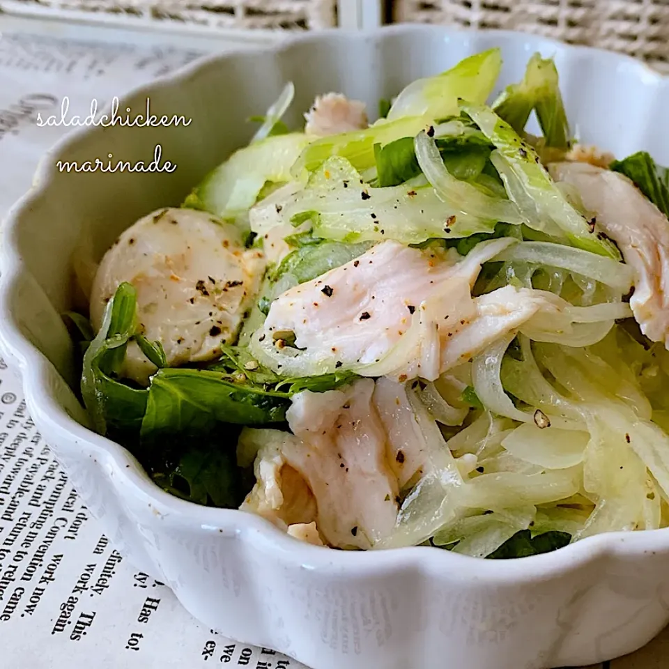 🥗サラダチキンのマリネ🥗|ユッキーさん