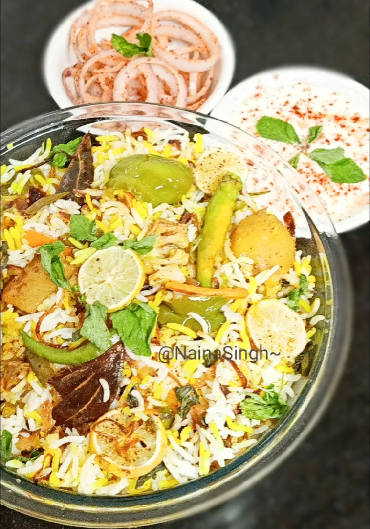 Snapdishの料理写真:veg dum Biryani
##indianfood#Nainasinghrecipe#|nainasinghさん