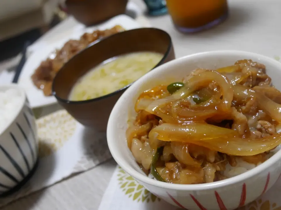 生姜焼き丼|のんのさん