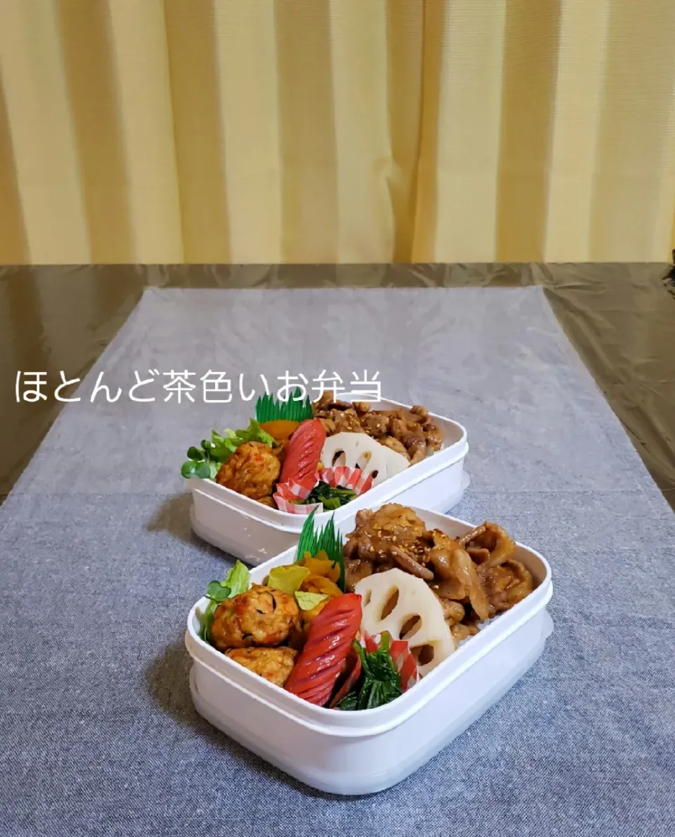 わが家の働く男弁当
ほとんど茶色いお弁当…|kimikimi❤kitchenさん