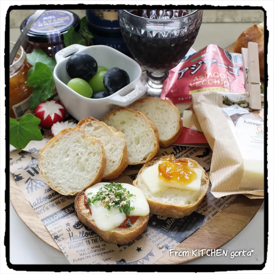 アジアーゴチーズ🧀現地スタッフおすすめの食べ方で食べてみた‼️﻿|gonta*さん