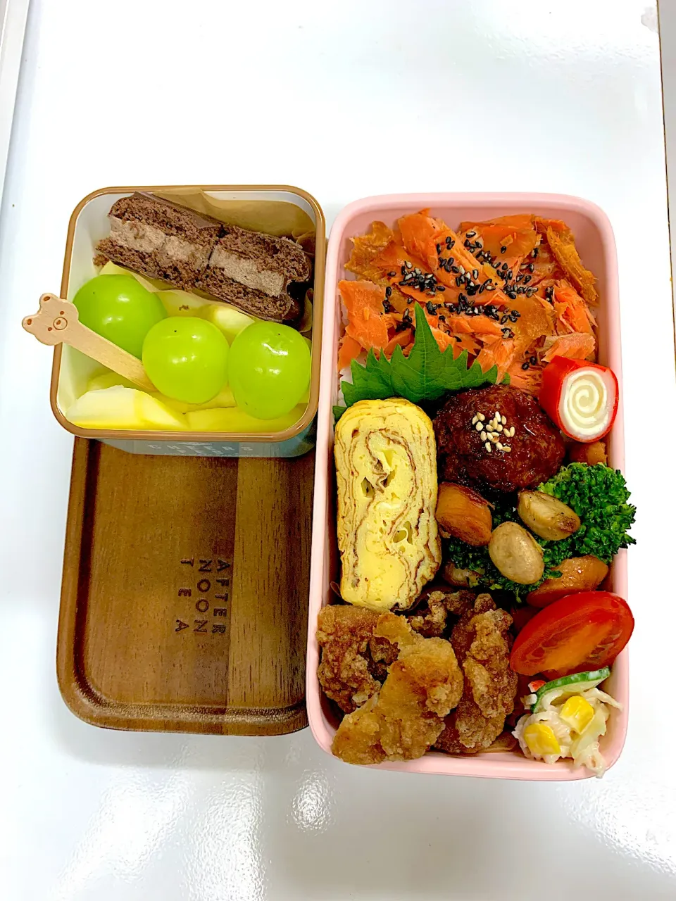 Snapdishの料理写真:2020,10/24 中１娘のお弁当🍱|naoちんさん