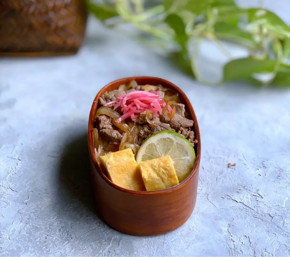 牛丼弁当！|豆子さん