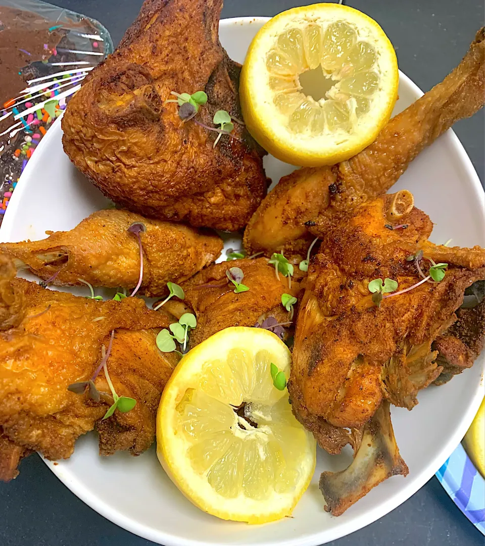 Yummy fried chicken🧡|🌺IAnneさん