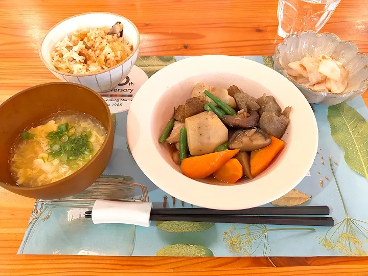 炊き込みご飯と筑前煮|かなかなさん