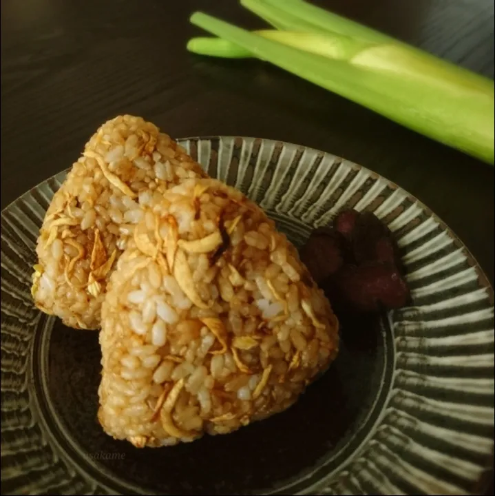 まこもだけ ご飯🍙|うさかめさん