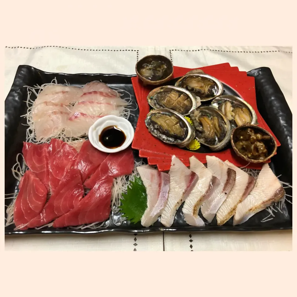 Snapdishの料理写真:お刺身プレート＊|henryさん