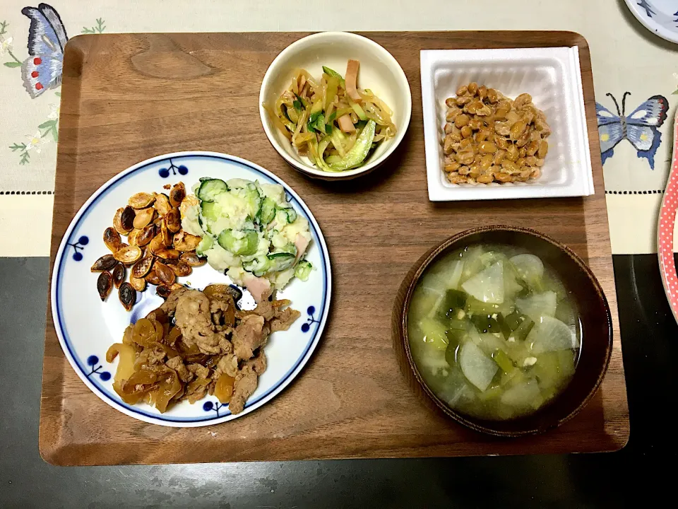 豚の生姜焼きのご飯|みよさん