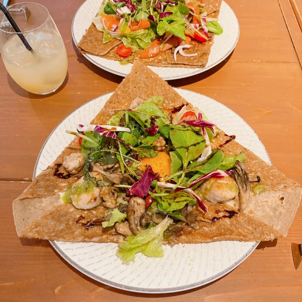 ホタテと野菜のガレット🍴|ちゃみこさん