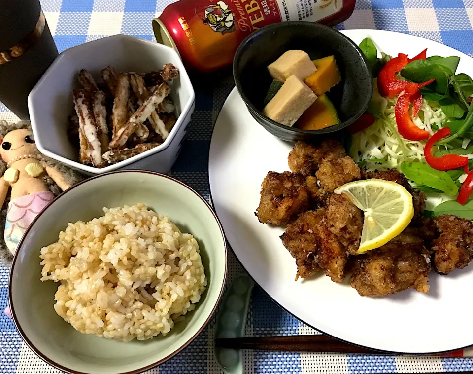 週末はレモン塩にんにく醤油唐揚げ🍋🧄ごぼうの唐揚げでカンパ〰イ🍻|noeさん