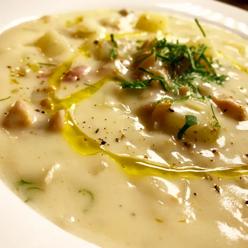 New England Clam Chowder (クラムが一杯！ニューイングランド風クラムチャウダー)|Masa, The Cooking Husbandさん