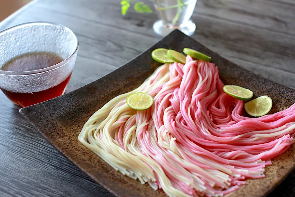 グラデーション冷素麺|にっくさん