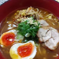 Snapdishの料理写真:鶏チャーシューで家ラー🍜|Junichi Nakajimaさん