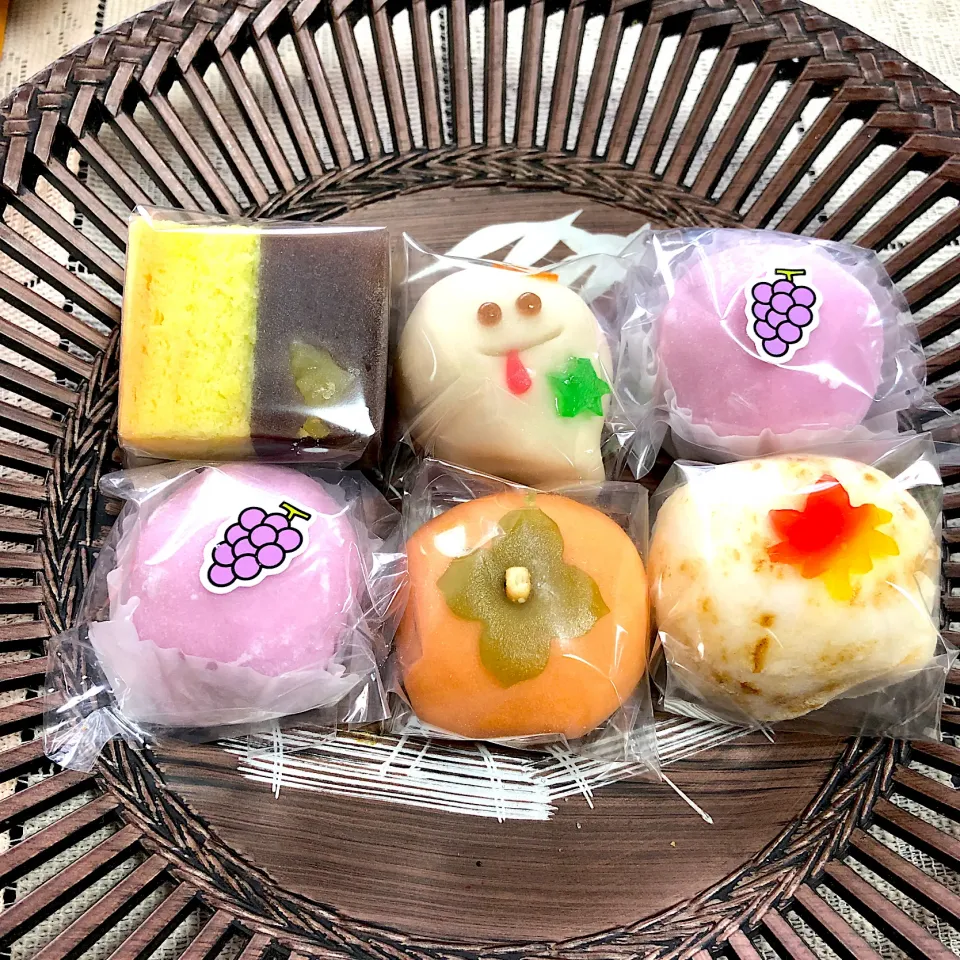 Snapdishの料理写真:秋の和菓子|まきまきさん