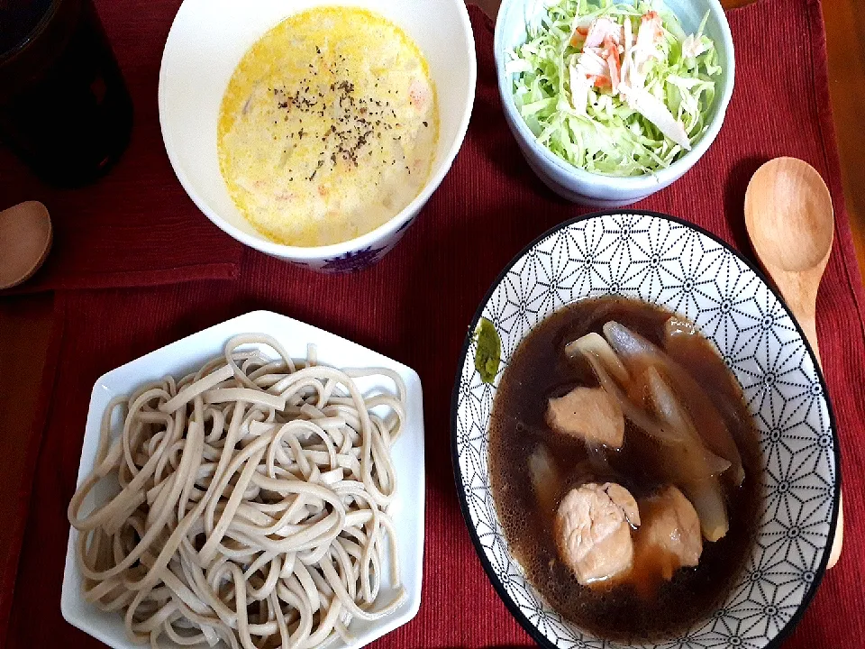 チャウダーとつけ麺|ぽぱいさん