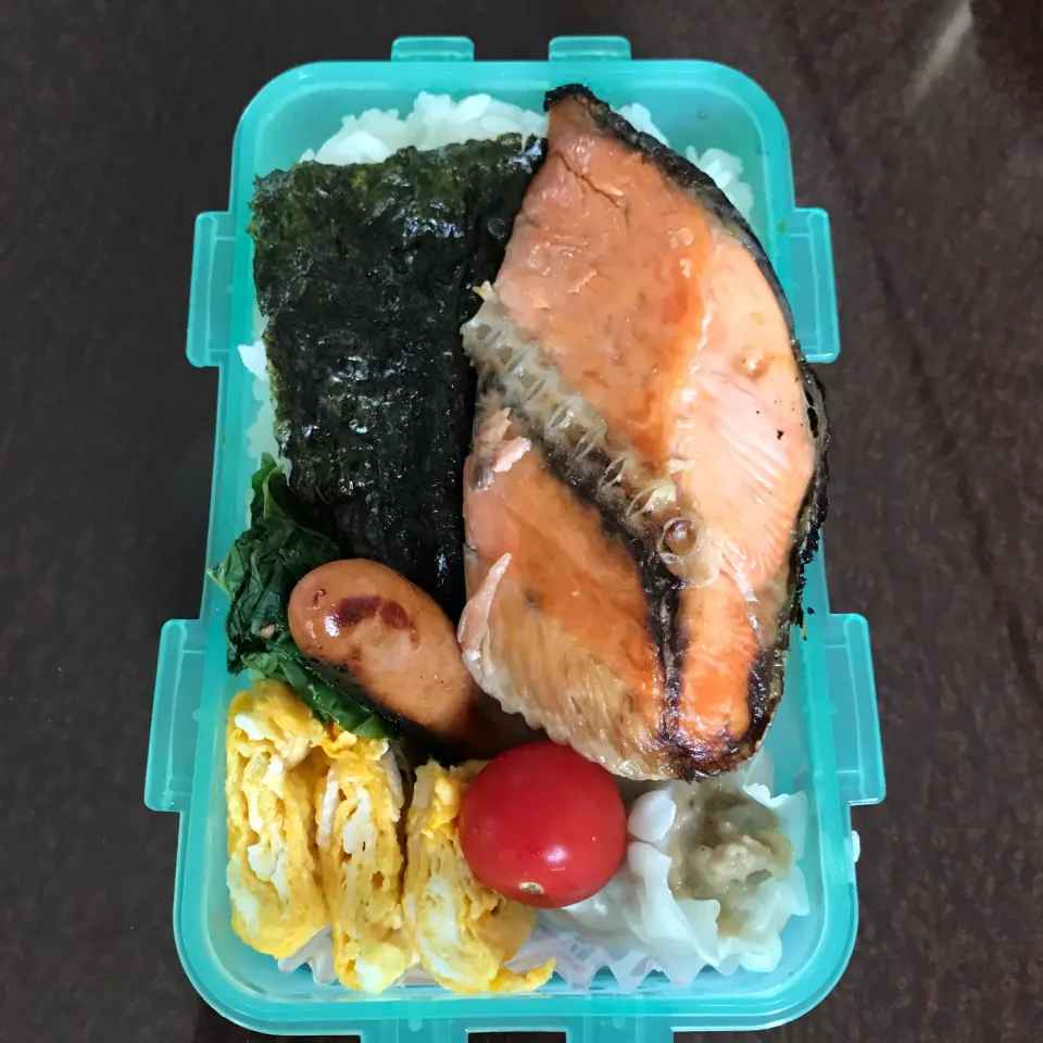 海苔シャケ弁当|純さん