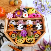 ハロウィン🎃👻
🐼パンダおにぎり弁当