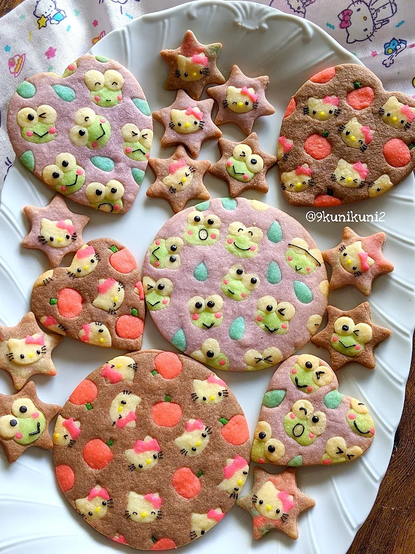 エリーさんのデザインプレートクッキー🍪|くぅちゃんさん