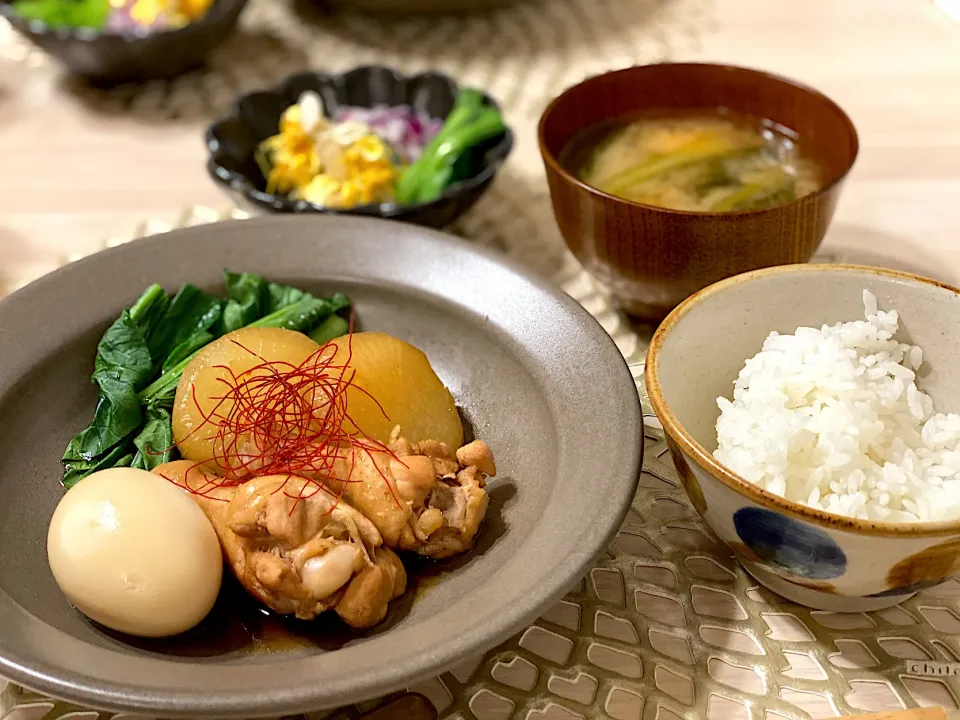 手羽と大根の炊いたん|ひろさんとゆりさんさん