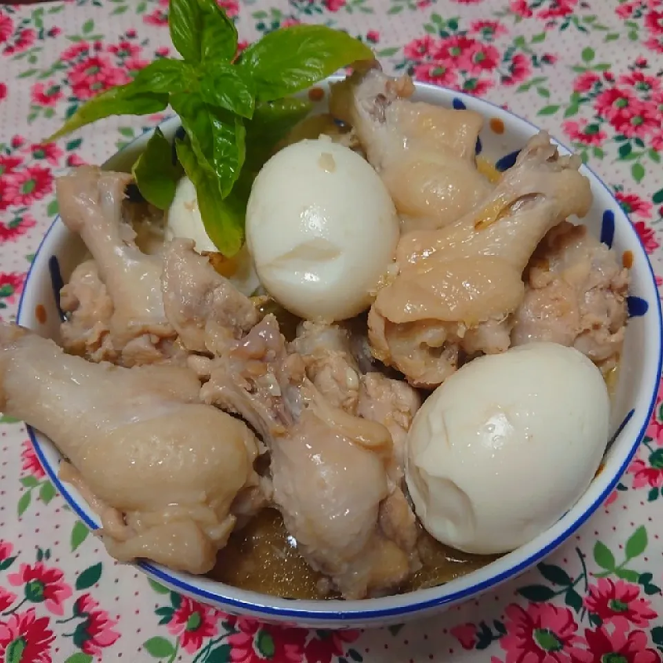 Snapdishの料理写真:だしまろ酢de 手羽元煮🐔|cocco+さん