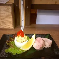 鶏ハム・エッグサラダ🥗|長谷川 友美さん