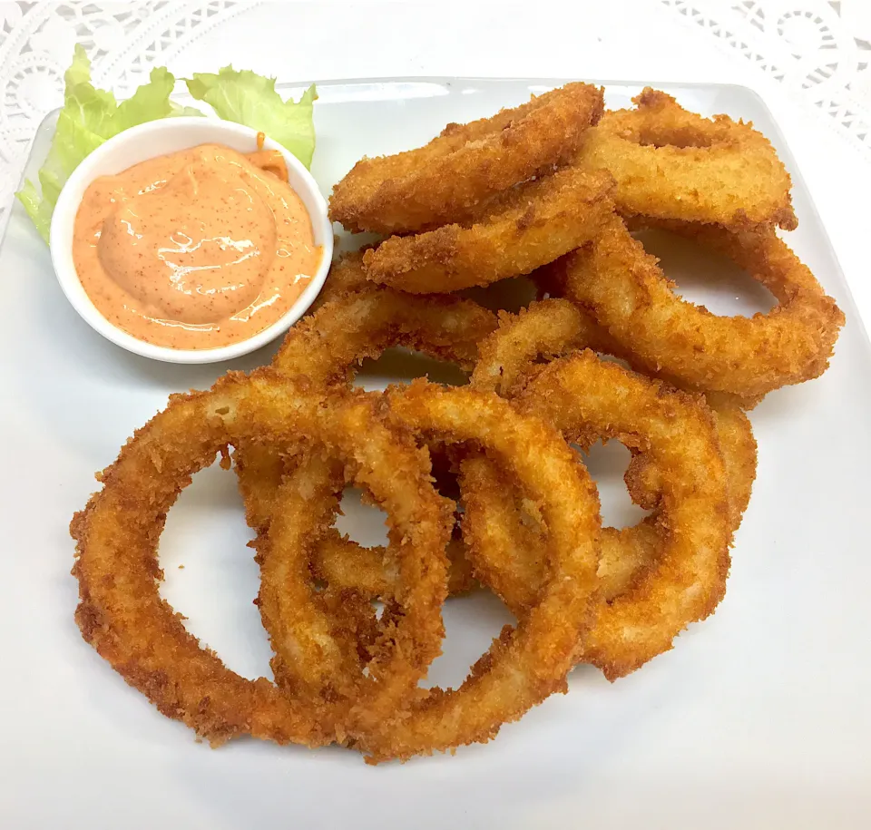 Onion Rings with Spicy Mayo|Sibulo Edさん