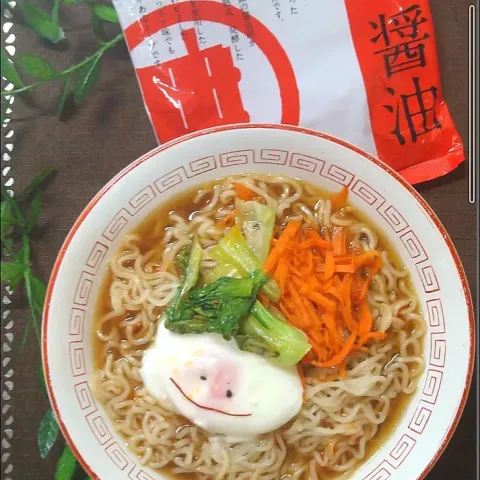 「チンゲン菜」を使ってみたSnapdishの料理・レシピ写真:醤油ラーメン 😋