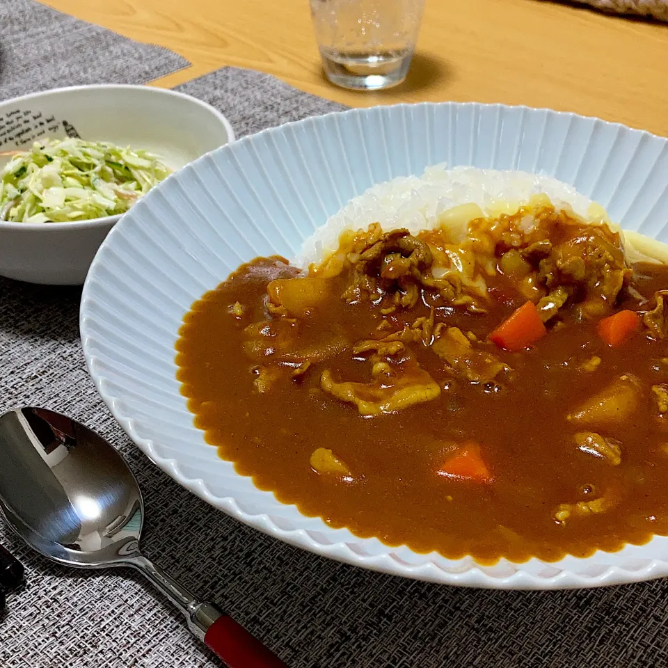 夕食|ツインうさぎさん