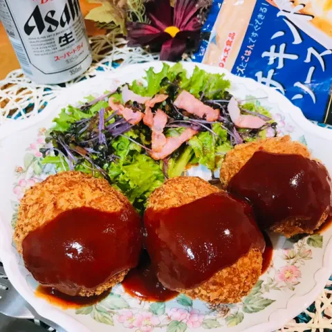 「チキンドリアソース」を使ってみたSnapdishの料理・レシピ写真:✲︎丸大食品さんのチキンドリアソースを使ってクリームコロッケ！