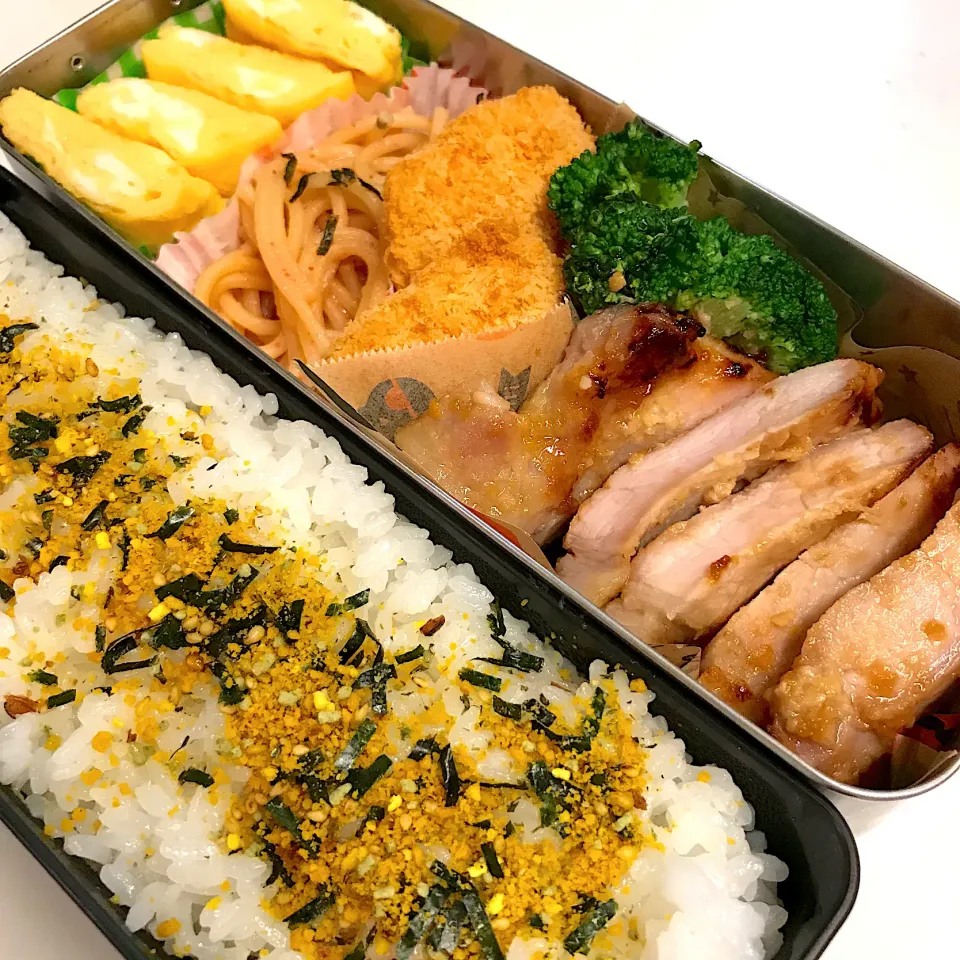 Snapdishの料理写真:高校生長男のお弁当🍱|だまさん