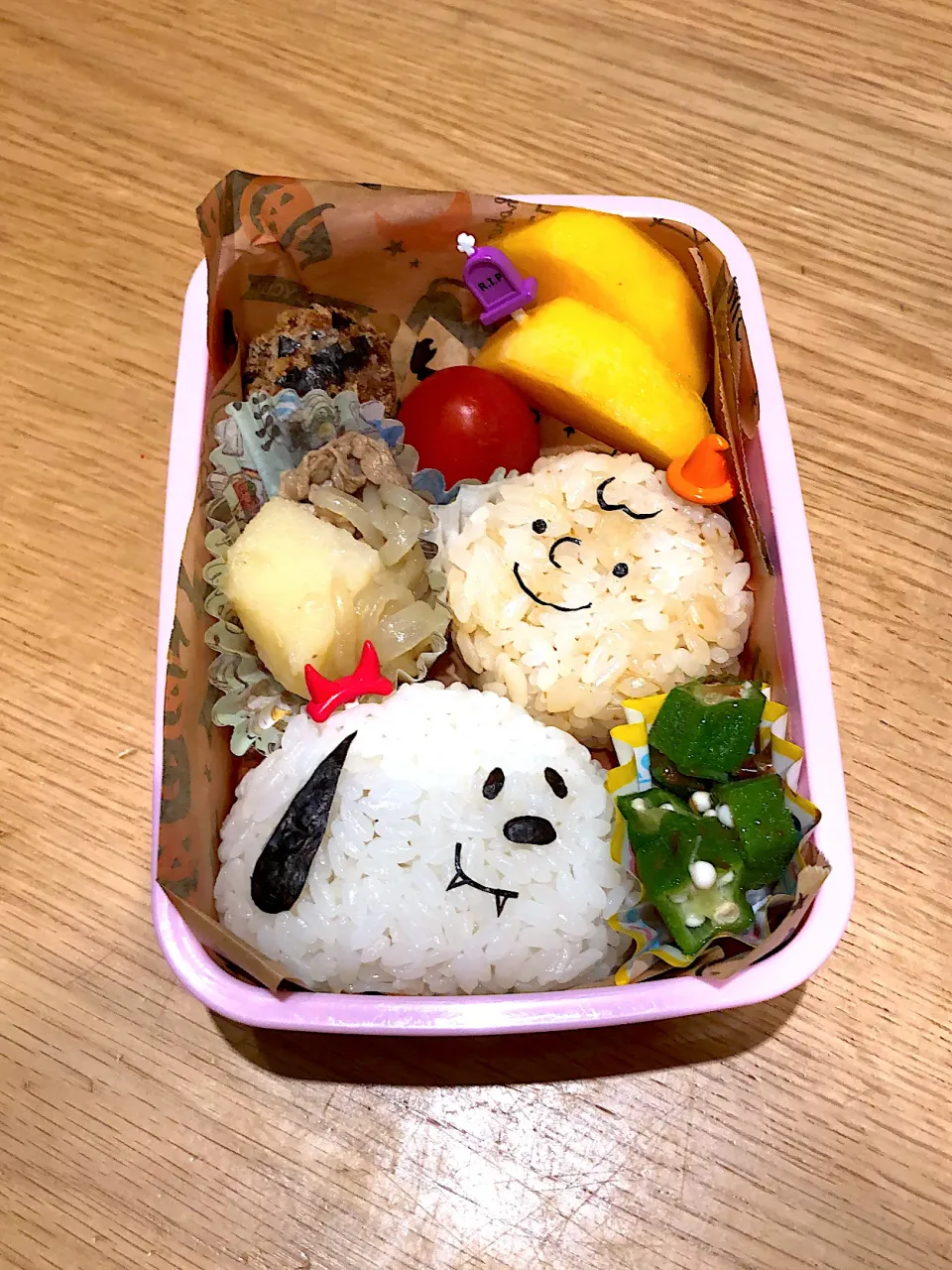 ハロウィン弁当②スヌーピー×チャーリーブラウン|はるmamaさん