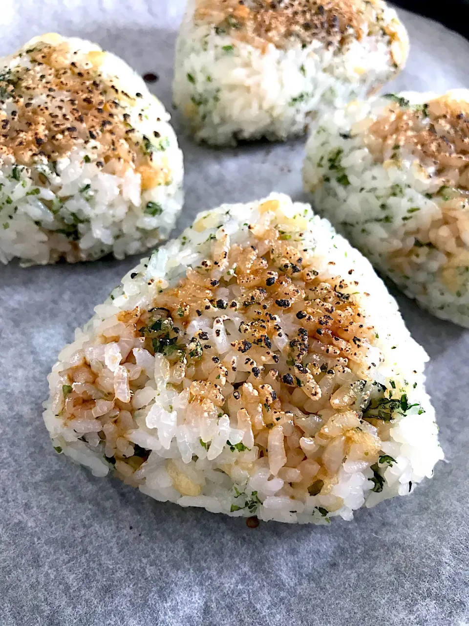 Snapdishの料理写真:焼きたぬき🍙|morimi32さん