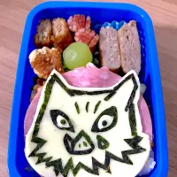 Snapdishの料理写真:鬼滅の刃　伊之助　キャラ弁|みなみちゃん5さん