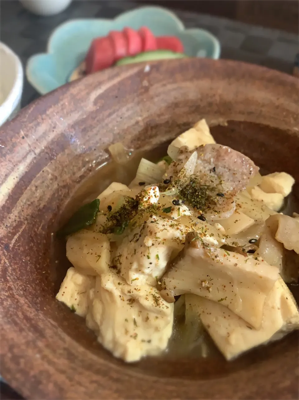 Snapdishの料理写真:肉豆腐ランチ！|Yochipyさん