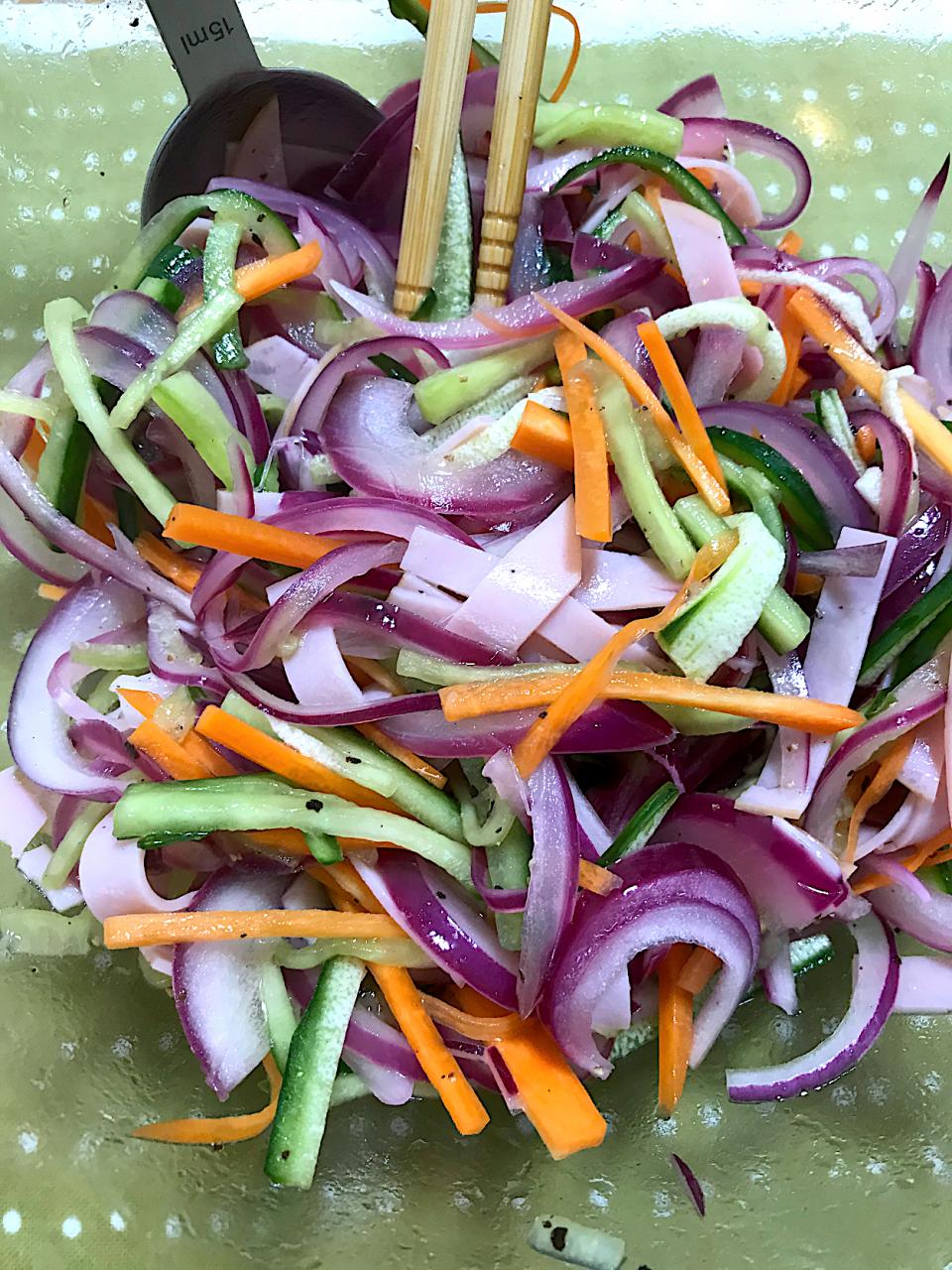 紫玉ねぎとハムのマリネ Morimi32 Snapdish スナップディッシュ Id Ami1ka