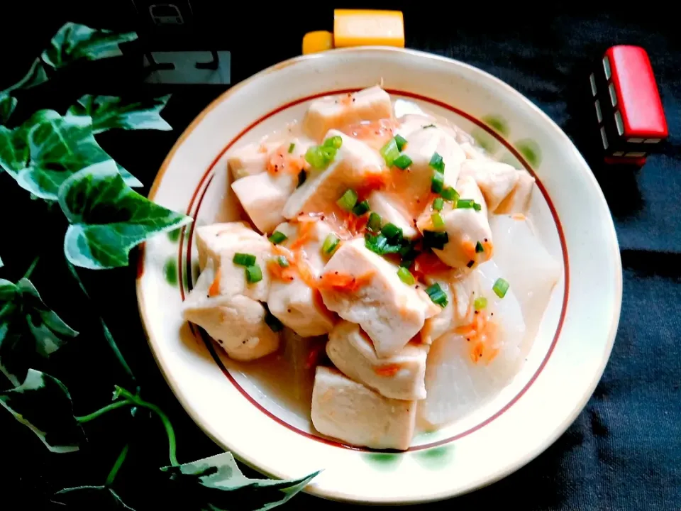 花ママの料理 レンジで♡大根と高野豆腐の中華煮|花ママさん