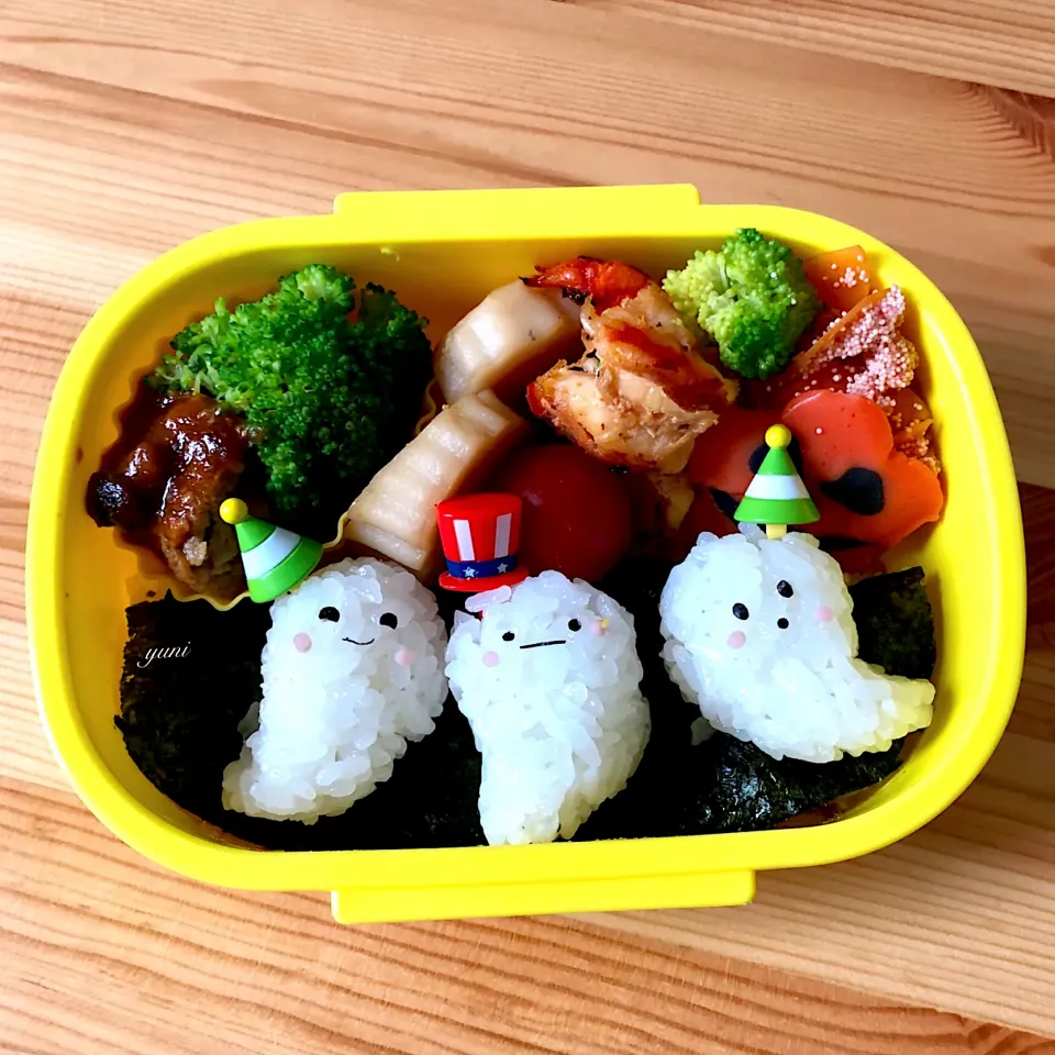 🎃おばけちゃん👻おにぎり弁当|🌸yuni🌸さん