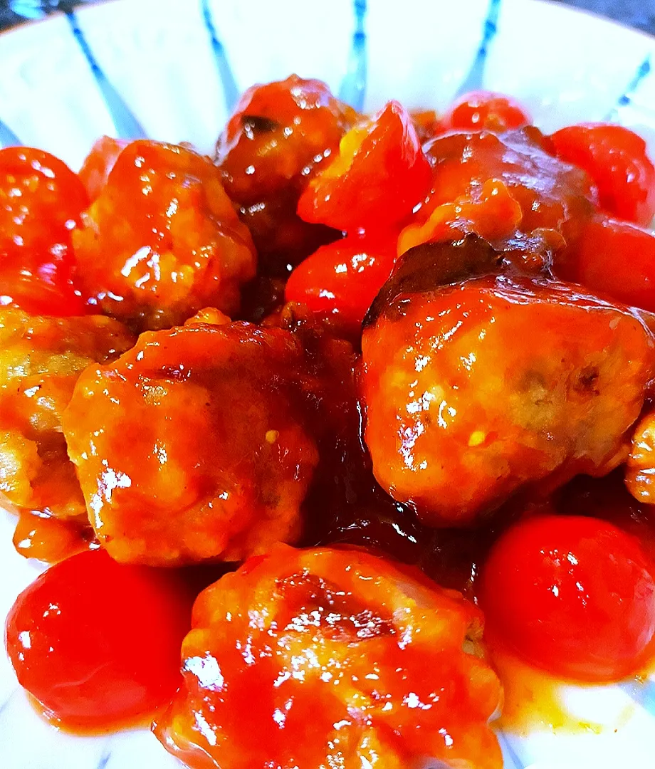 Vegetarian Sweet and Sour Meatballs|Fatmamaさん